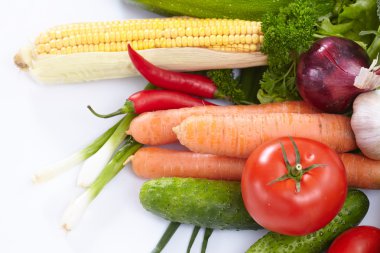 çeşitli taze sebze