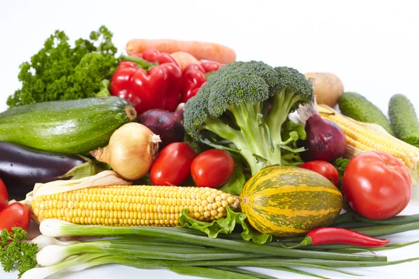 Różne warzywa świeże — Zdjęcie stockowe