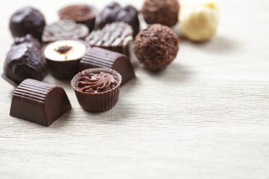 lezzetli çikolata tatlılar