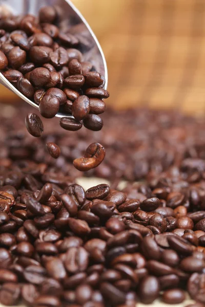 Geröstete Kaffeebohnen — Stockfoto