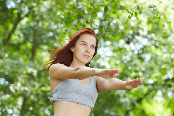 Bella donna in forma — Foto Stock