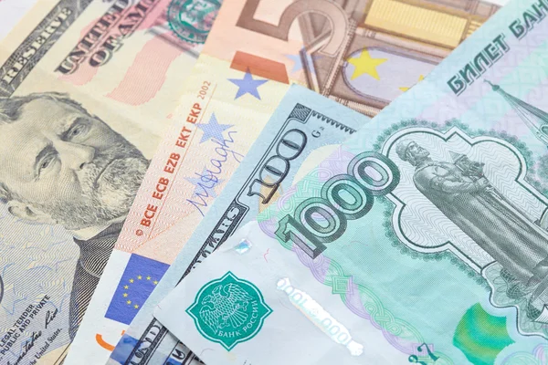 Money of various countries — Stock Photo, Image