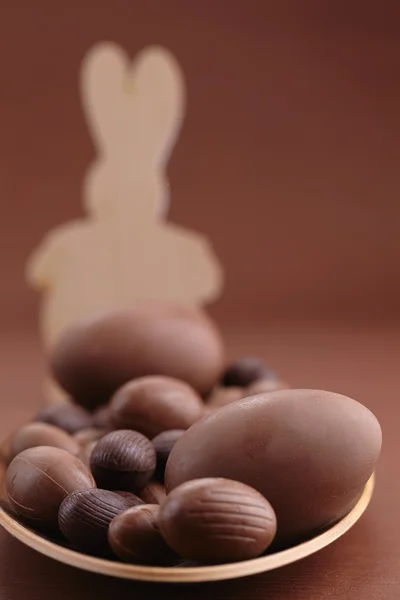Chocolade paaseieren — Stockfoto