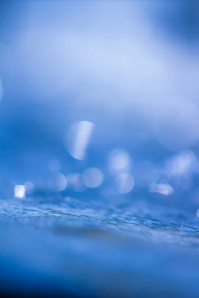 Blue Blurred Water Drops Background — Stock Photo, Image