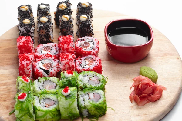 Smaczny zestaw sushi — Zdjęcie stockowe