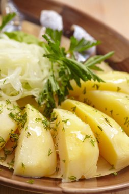 matjes tabak patates ile