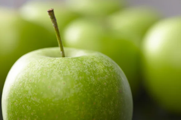 Green ripe apples — Stock Photo, Image