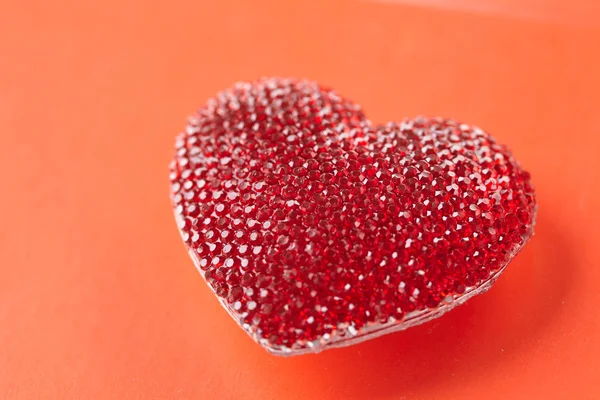 Red decorative heart — Stock Photo, Image