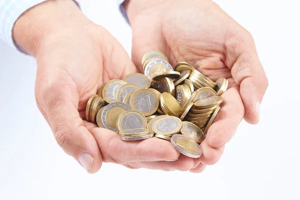 Male Hands with money — Stock Photo, Image