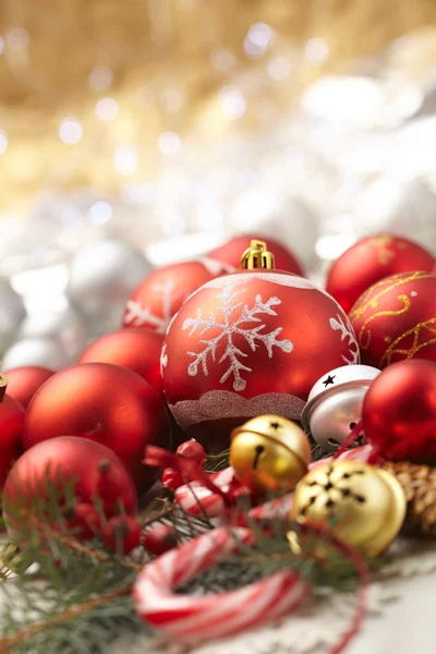 Kolorowe dekoracje świąteczne — Zdjęcie stockowe