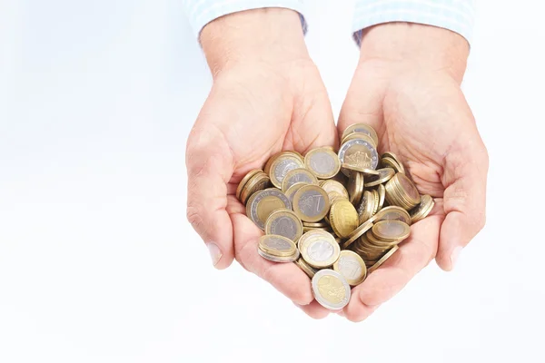 Male Hands with money — Stock Photo, Image