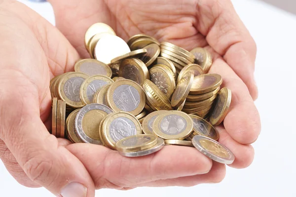 Male Hands with money — Stock Photo, Image