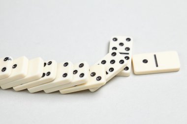 Beyaz Domino taşları