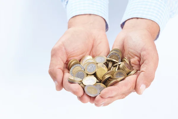 Male Hands with money — Stock Photo, Image