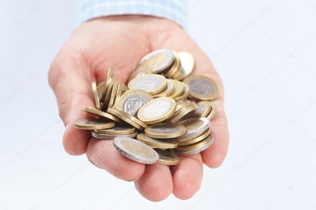 male Hand with money