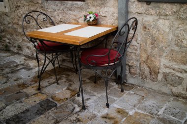 Açık sokak kafesi.