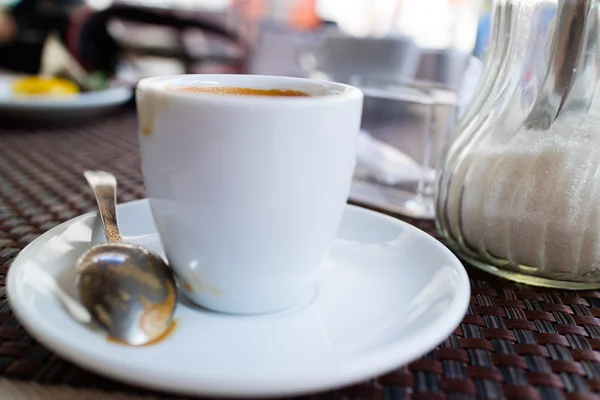Tasse à café vide — Photo