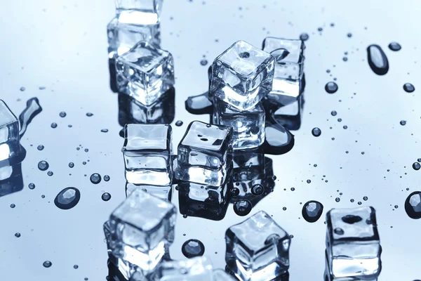 Wet ice cubes — Stock Photo, Image