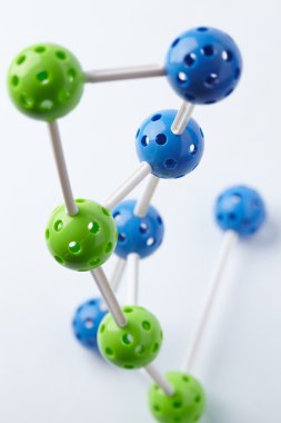 renkli moleküler yapısı