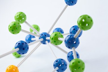 renkli moleküler yapısı