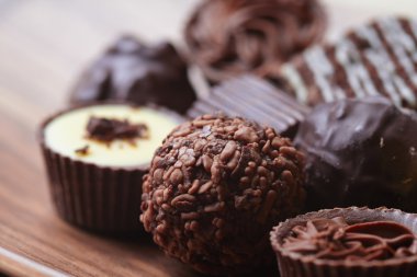 lezzetli çikolata şekerleme