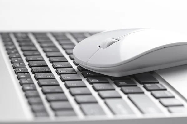 Souris d'ordinateur avec clavier — Photo