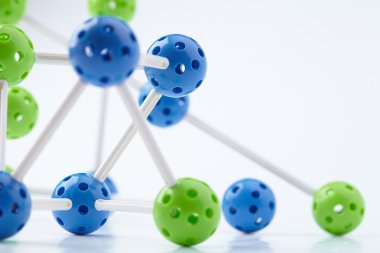 renkli moleküler yapısı