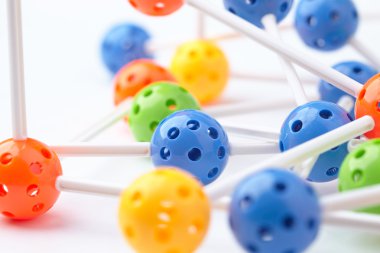 Topları ile moleküler yapısı