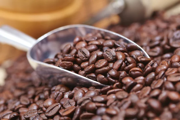 Aromatiska kaffebönor — Stockfoto