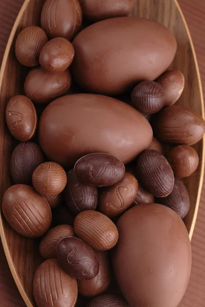 Œufs de Pâques au chocolat — Photo
