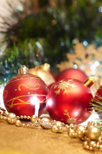 Decorazioni di Natale sfondo — Foto Stock