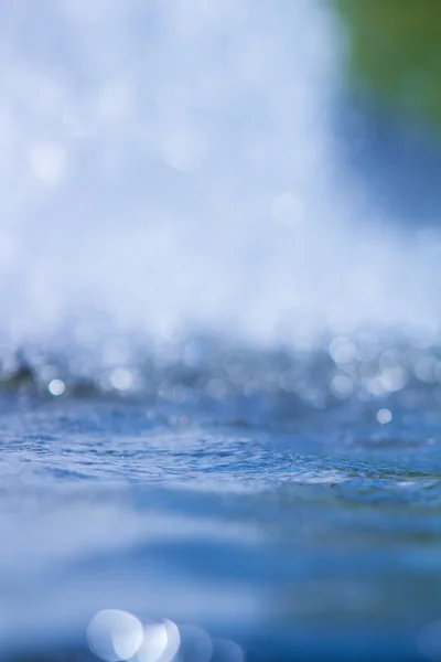 Blue fountain splash — Stock Photo, Image