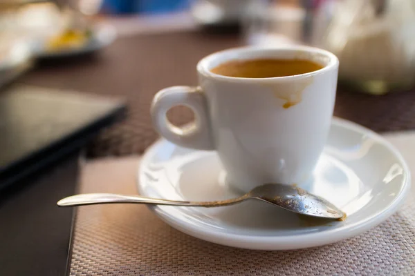 Tasse à café vide — Photo