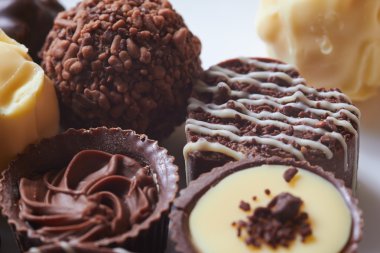 Farklı çikolata tatlılar