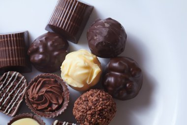 Farklı çikolata tatlılar