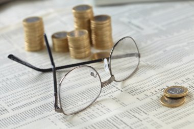 Paralar ile iş kompozisyon