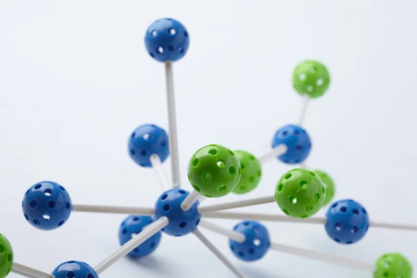 Molekylär struktur på vit — Stockfoto