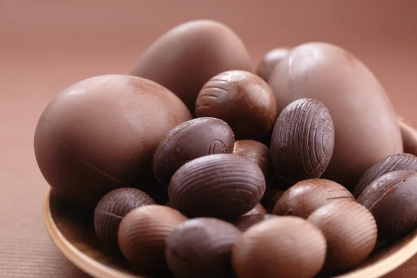 Œufs de Pâques au chocolat — Photo