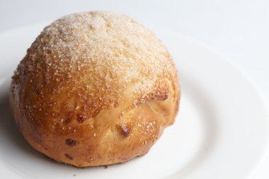 taze pasta plaka üzerinde