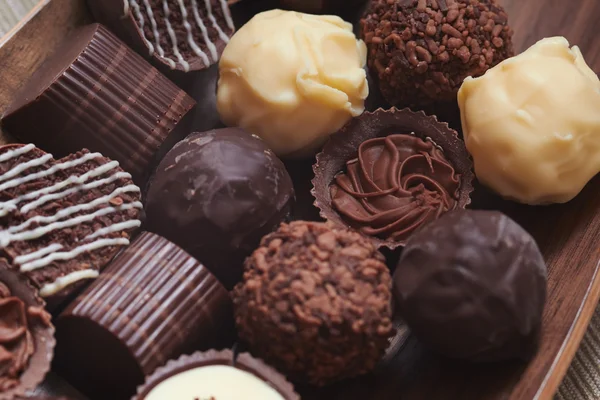 Chocolate sweet candies — Stock Photo, Image