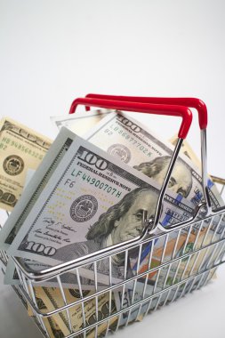 dolar ile alışveriş sepeti