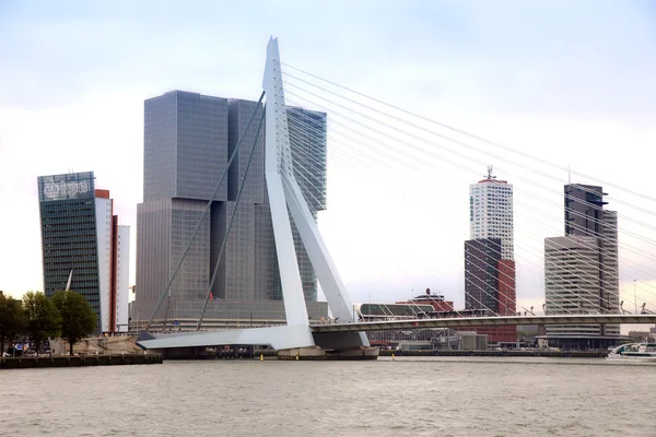 ROTTERDAM, THE NETHERLANDS - 18 AUGUST: Rotterdam is a city mode — Stock Photo, Image