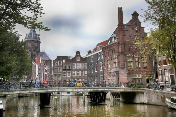 Detalles de la hermosa Amsterdam, Países Bajos — Foto de Stock