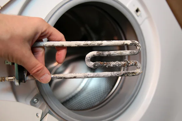 Electric heater from washing machine — Stock Photo, Image