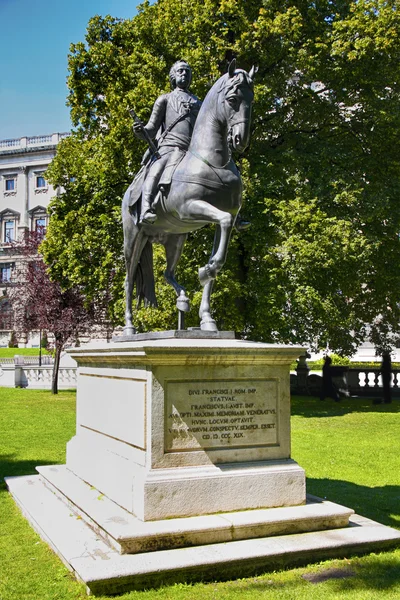 Statua Kaiser Franz I. Stephan von Lothringen w Wiedniu, Aust — Zdjęcie stockowe