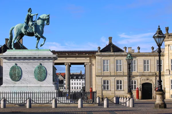Amalienborg Square a Copenaghen, Danimarca — Foto Stock