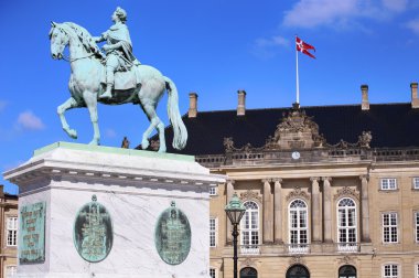 Amalienborg Meydanı Kopenhag, Danimarka