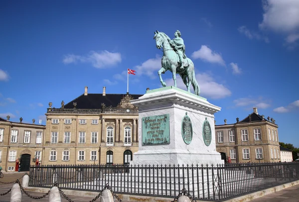 Amalienborg Square in Kopenhagen, Dänemark — Stockfoto