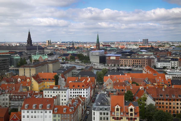 Vista panoramica di Copenaghen, Danimarca — Foto Stock