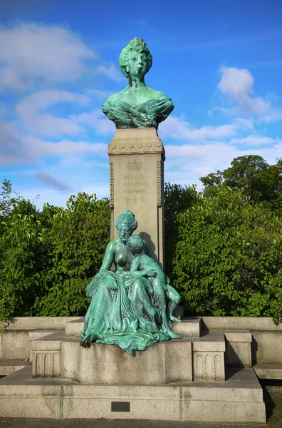 Kijk op Kopenhagen, Denemarken — Stockfoto